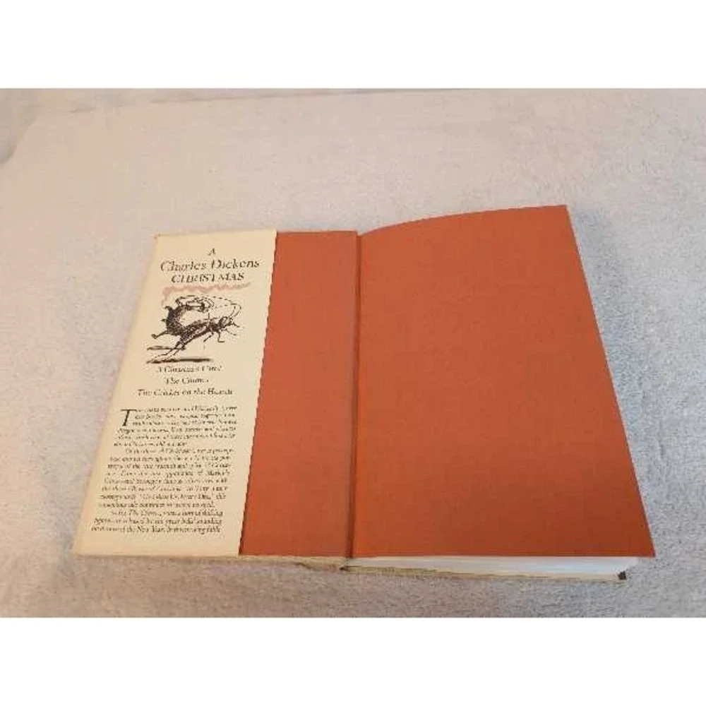 Charles Dickens Christmas Carol Chimes Cricket Hearth Illustrated Book